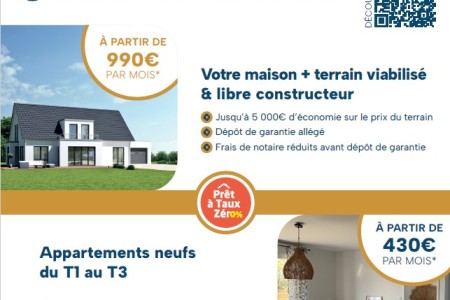 📢 Exia - Offres commerciales exceptionnelles Quartier FLoresens à La Chapelle-Saint-Mesmin (45) ! 🎉